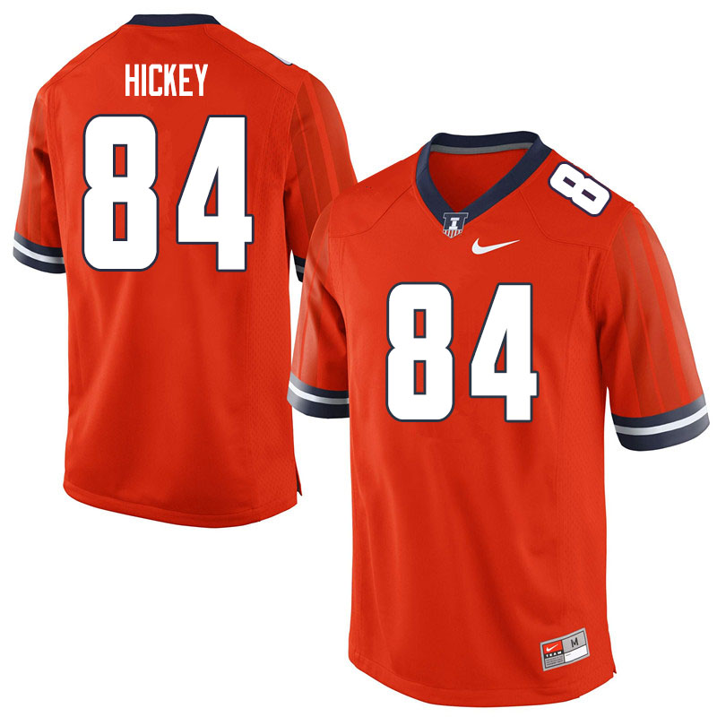 Men #84 Owen Hickey Illinois Fighting Illini College Football Jerseys Sale-Orange